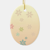 Schneeflocke-Fee Keramikornament (Hinten)