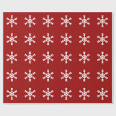 Schneeflocke-Feiertags-Packpapier Geschenkpapier (Flach)