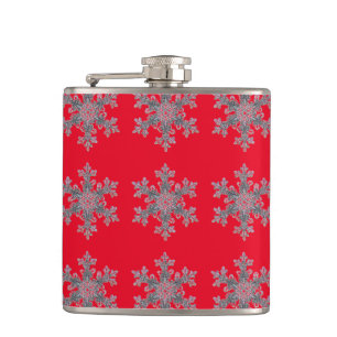 Schneeflocke Flachmann