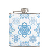 Schneeflocke Flachmann (Vorderseite)