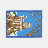 Schneeflocke Fleecedecke (Vorderseite (Horizontal))