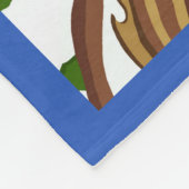 Schneeflocke Fleecedecke (Ecke)