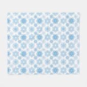 Schneeflocke Fleecedecke (Vorderseite (Horizontal))