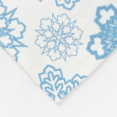 Schneeflocke Fleecedecke (Ecke)