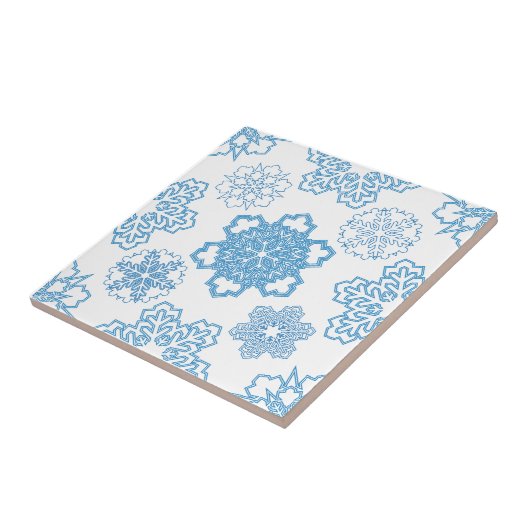 Schneeflocke Fliese (Seite)