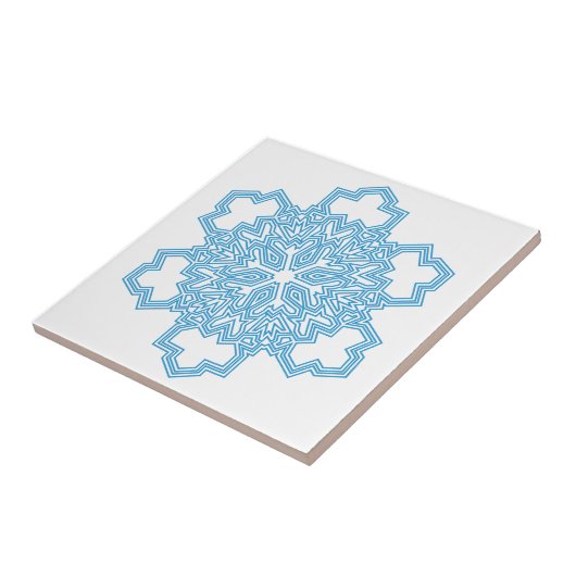 Schneeflocke Fliese (Seite)