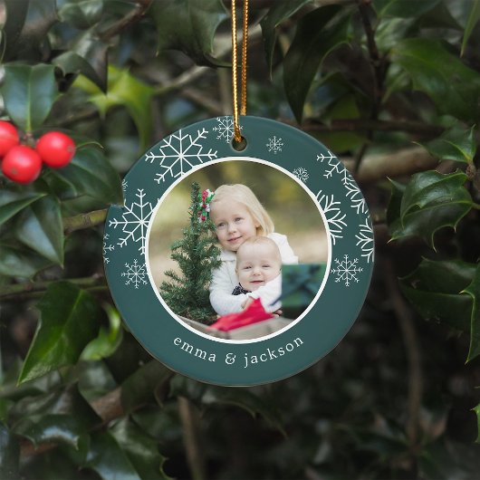 Schneeflocke | FOTO Keramik Ornament