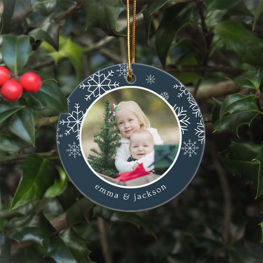 Schneeflocke | FOTO Keramik Ornament