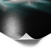 Schneeflocke - fotodruck (Ecke)