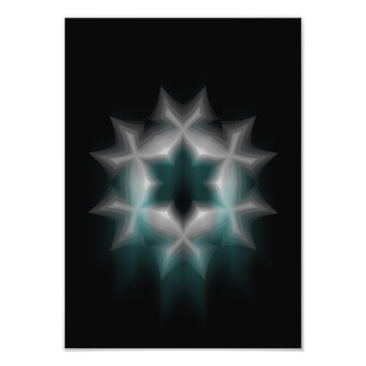 Schneeflocke - fotodruck (Vorne)