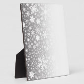 Schneeflocke Fotoplatte (Seite)