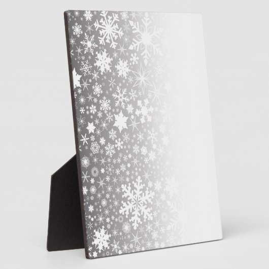 Schneeflocke Fotoplatte (Seite)