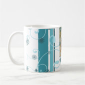 Schneeflocke-frohe Weihnacht-Tante Mug Kaffeetasse (Links)