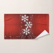 Schneeflocke-fröhliches Badhandtuch Set (Handtuch)