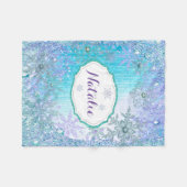 Schneeflocke, gefriert, Fleece Blanket, 30"x40" (Vorderseite (Horizontal))