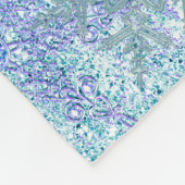 Schneeflocke, gefriert, Fleece Blanket, 30"x40" (Ecke)
