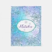 Schneeflocke, gefriert, Fleece Blanket, 30"x40" (Vorderseite)