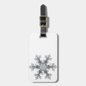 Schneeflocke Gepäckanhänger (Vorderseite vertikal)