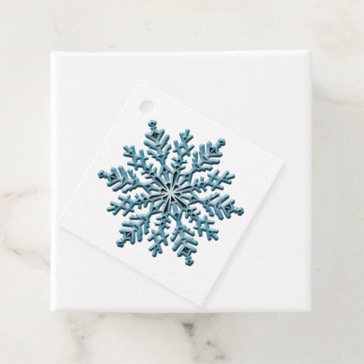 Schneeflocke Geschenkanhänger (Beispiel)