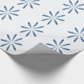 Schneeflocke... Geschenkpapier (Ecke)