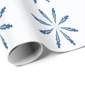 Schneeflocke... Geschenkpapier (Rolleneckpunkt)