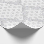 Schneeflocke Geschenkpapier (Ecke)