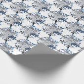 Schneeflocke Geschenkpapier (Ecke)