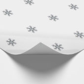 Schneeflocke Geschenkpapier (Ecke)