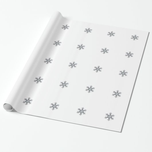 Schneeflocke Geschenkpapier (Ungerollt)