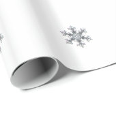 Schneeflocke Geschenkpapier (Rolleneckpunkt)