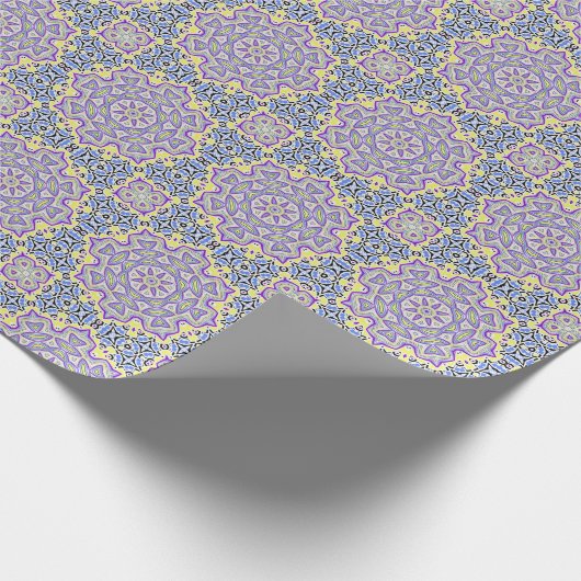 Schneeflocke Geschenkpapier (Ecke)