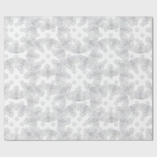 Schneeflocke Geschenkpapier (Flach)