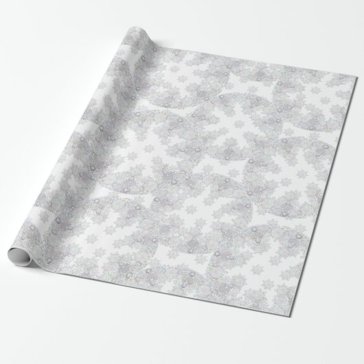 Schneeflocke Geschenkpapier (Ungerollt)