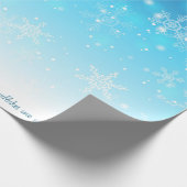 Schneeflocke Geschenkpapier (Ecke)