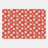 Schneeflocke Geschenkpapier Set (Vorderseite 3)