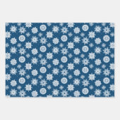 Schneeflocke Geschenkpapier Set (Vorderseite)