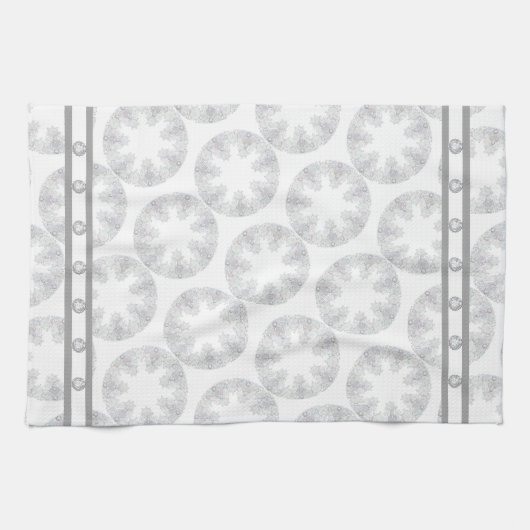 Schneeflocke Geschirrtuch (Horizontal)