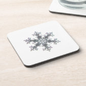 Schneeflocke Getränkeuntersetzer (Linke Seite)