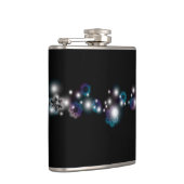 Schneeflocke-Glühen Flachmann (Rechts)