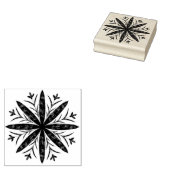 Schneeflocke Gummistempel (Stempel)