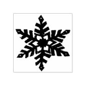 Schneeflocke Gummistempel (Prägung)