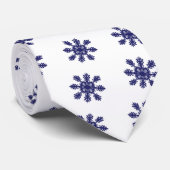 Schneeflocke II Krawatte (Gerollt)