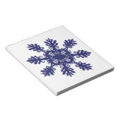 Schneeflocke II Notizblock (angewinkelt)