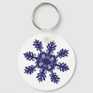 Schneeflocke II Schlüsselanhänger