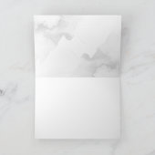 Schneeflocke ist auf dem Weg Baby Shower Danke (Innenseite)