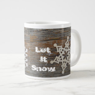 Schneeflocke Jumbo-Tasse