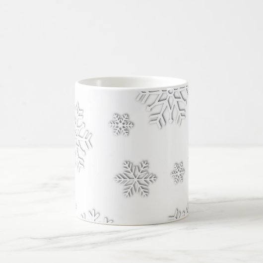 Schneeflocke Kaffeetasse (Mittel)