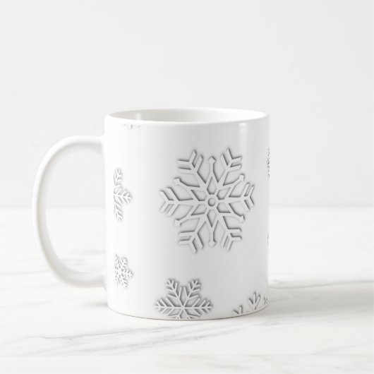 Schneeflocke Kaffeetasse (Links)