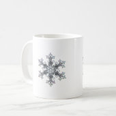 Schneeflocke Kaffeetasse (Vorderseite Links)