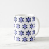 Schneeflocke Kaffeetasse (VorderseiteRechts)